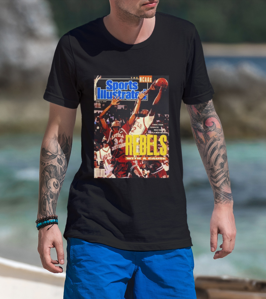 Sports Illustrated NCAA Rebels With A Cause April 1990 Final Four Loyola Marymount T-Shirt