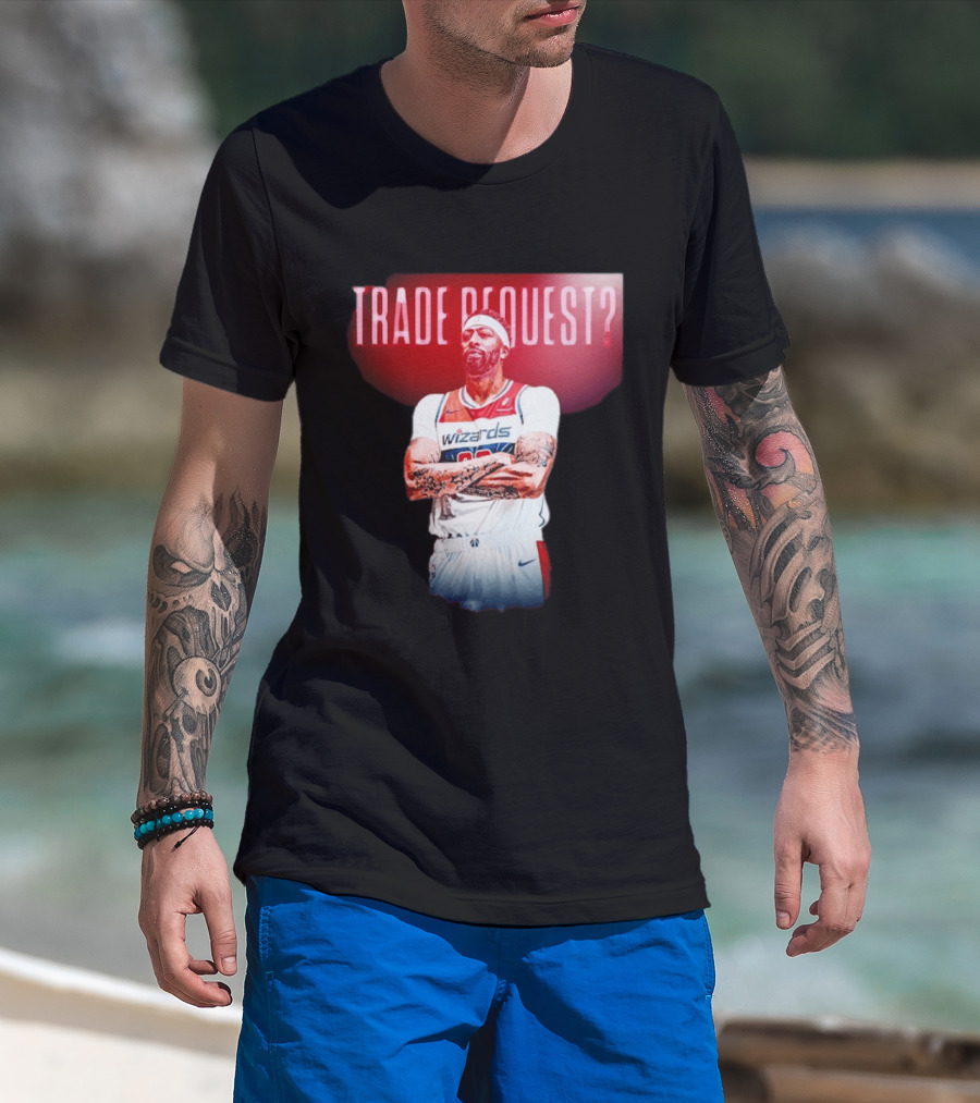 Trade Request Anthony Davis Washington Wizards Basketball Player T-Shirt