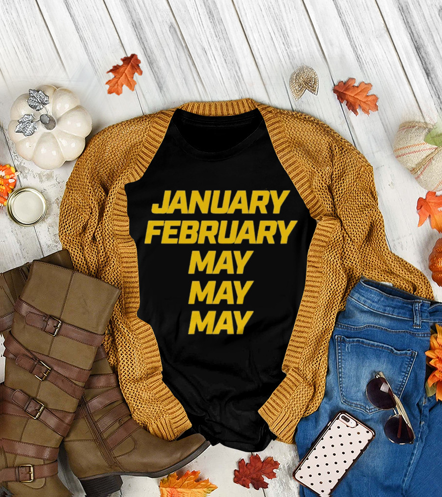 January February May Michigan Wolverines 2026 National Champs T-Shirt