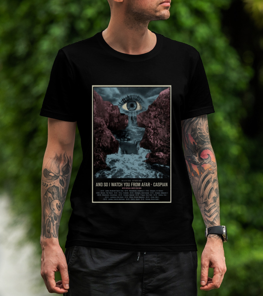 ASIWYFA Caspian UK EU Tour Dates 2026 And So I You From Afar Special Guest Otay:onii T-Shirt