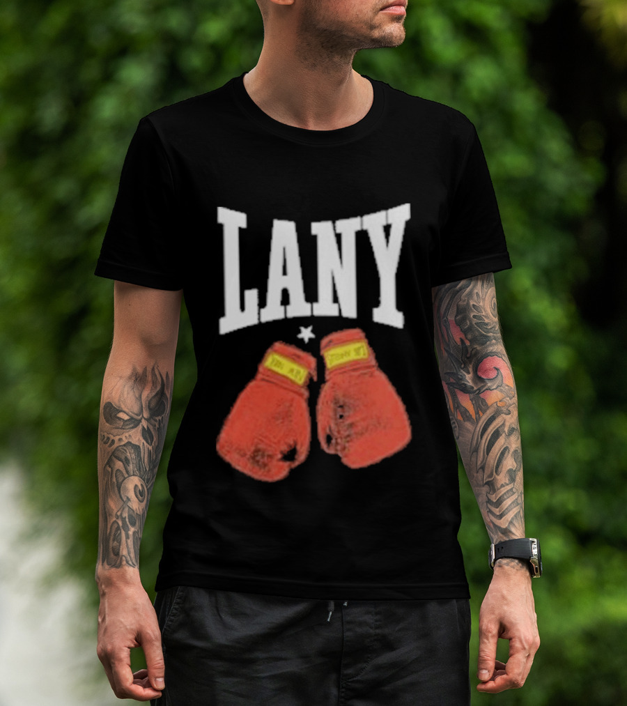 Lany Red Boxing Gloves Icon With Star T-Shirt