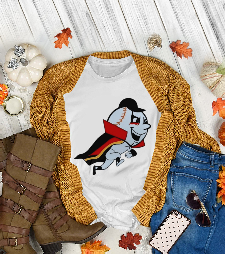 Mr. Met Danhausen Baseball Character with Cape and Makeup T-Shirt