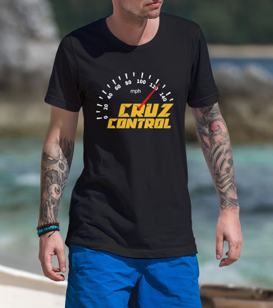 Cruz Control Speedometer MPH Pittsburgh Pirates T-Shirt