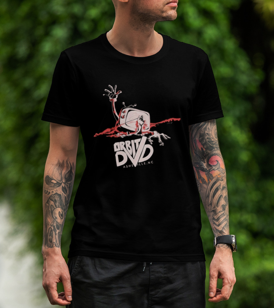 Orbit Evil Dead Video Cult Classic Horror Mash Up T-Shirt