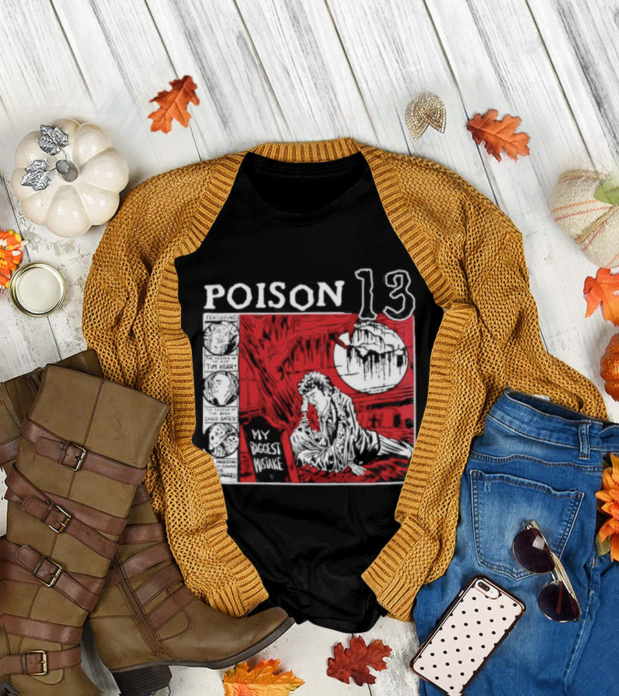 Poison 13 My Mistake Shallow Grave Red Moon T-Shirt