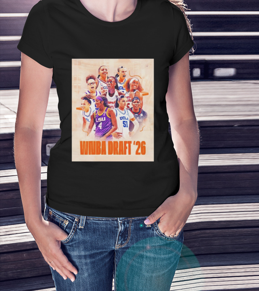 NCAA Women's Basketball WNBA Draft 2026 NCAA UCLA LSU Players T-Shirt