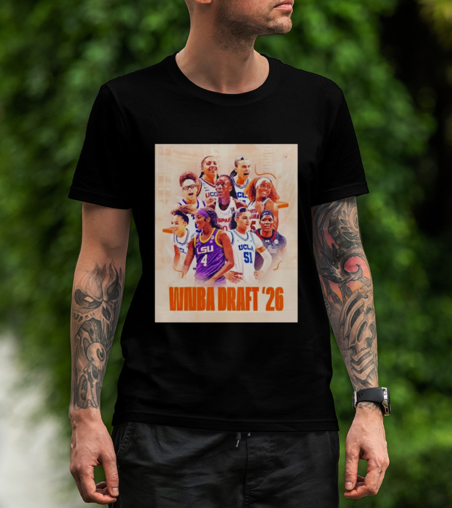 NCAA Women's Basketball WNBA Draft 2026 NCAA UCLA LSU Players T-Shirt