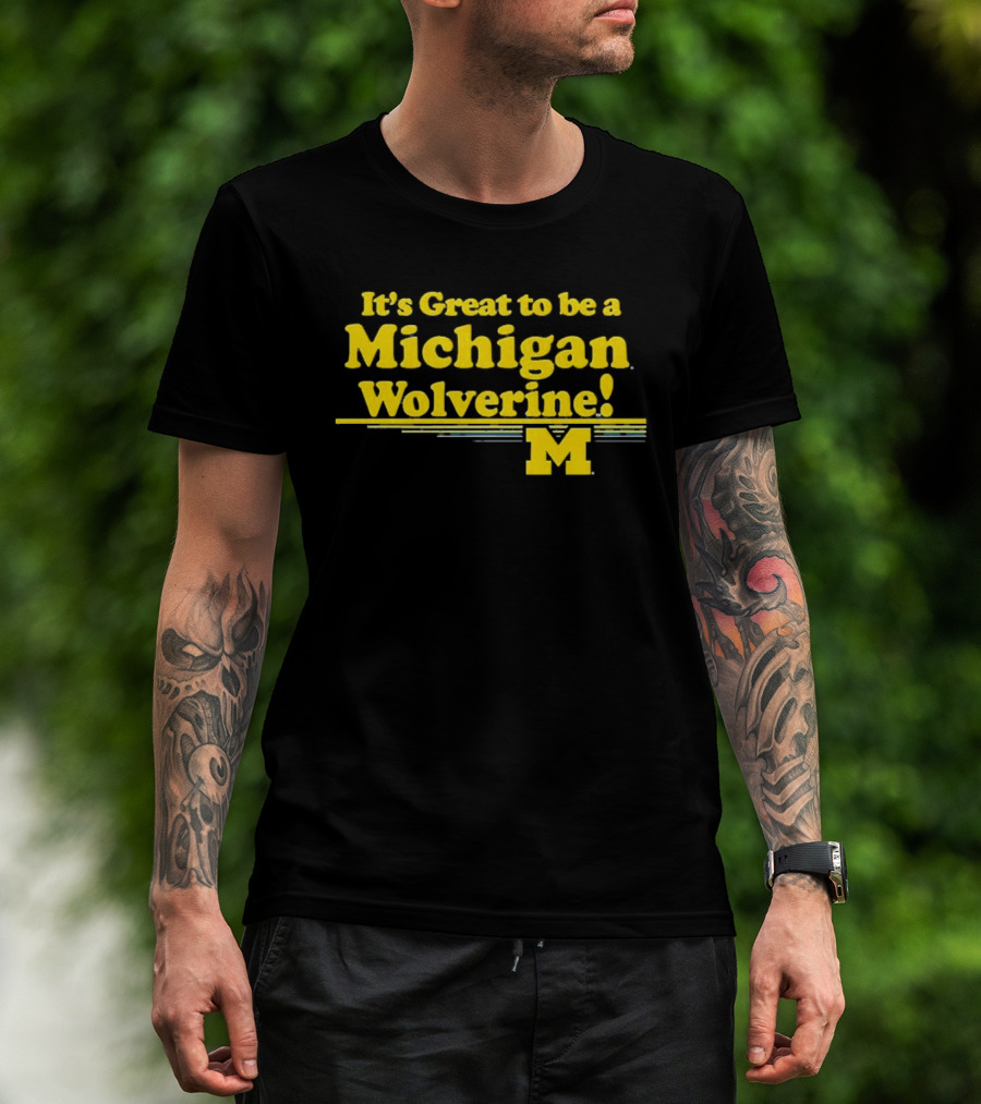 It's Great To Be A Michigan Wolverine M 2026 National Champs T-Shirt
