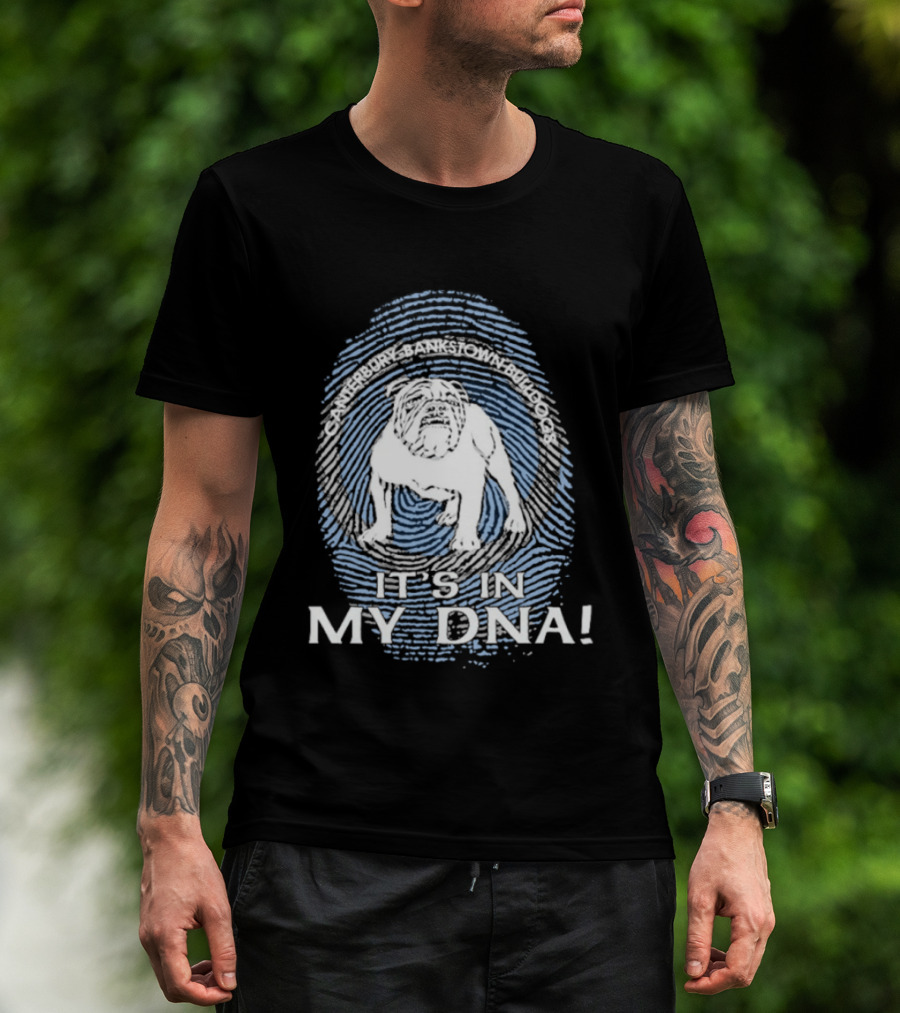 Canterbury Bankstown Bulldogs It's In My Dna Fan T-Shirt