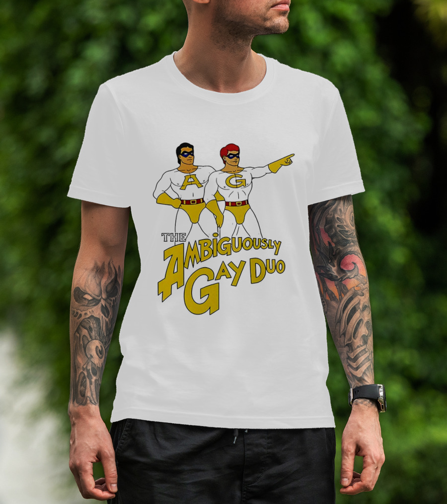 AG The Ambiguously Gay Duo Characters Classic Comic T-Shirt