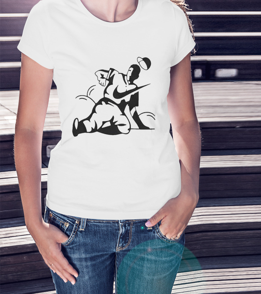 Nike Baseball Player Sliding T-Shirt