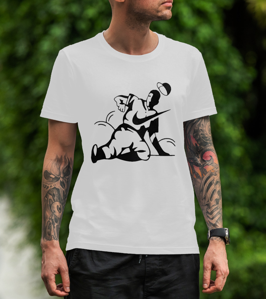 Nike Baseball Player Sliding T-Shirt