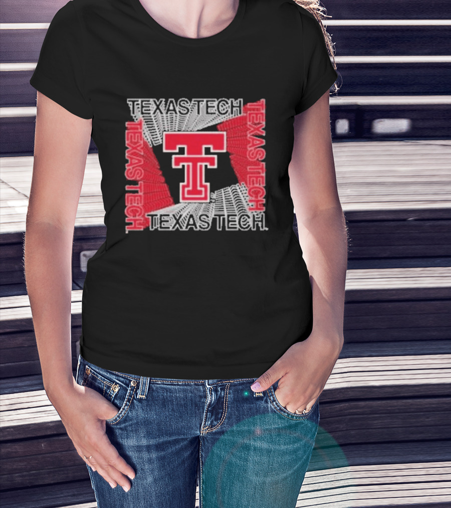 Texas Tech Red Raiders Double Cubism T-Shirt