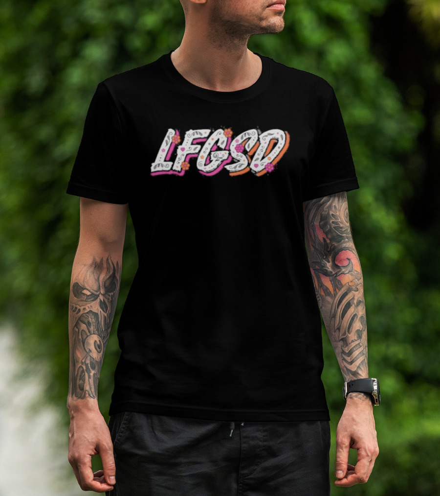 LFGSD Floral Inspired San Diego T-Shirt