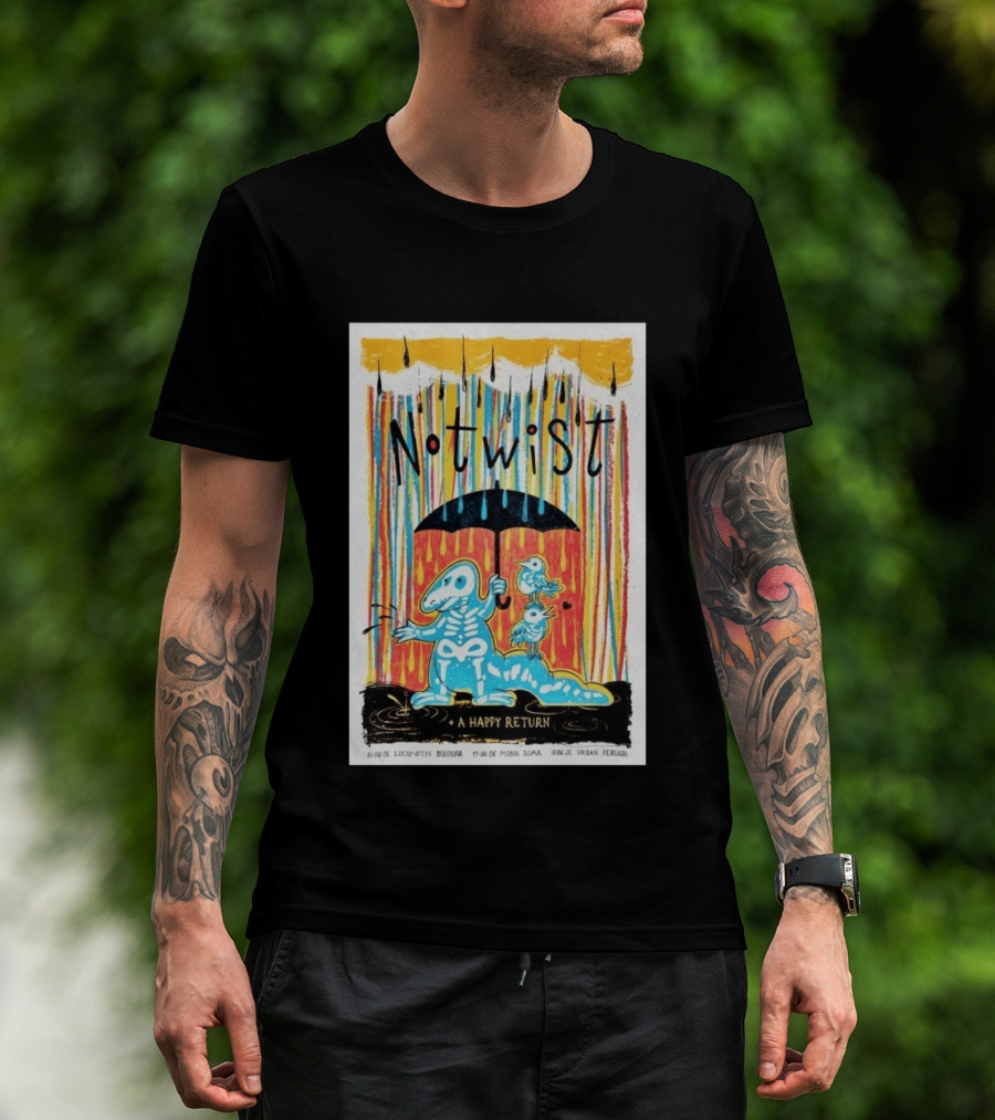 Notwist A Happy Return Tour Italy April 2026 Locomotiv Monk T-Shirt