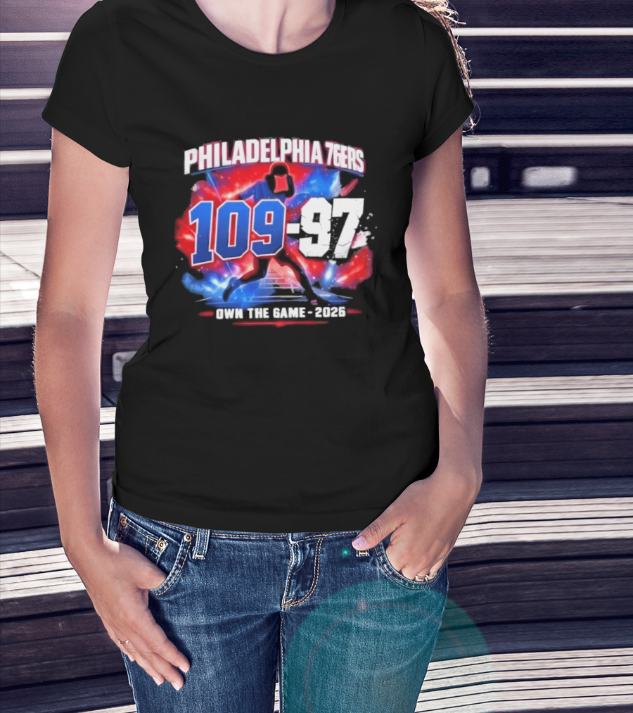 Philadelphia 76Ers 109 97 Victory Vs Orlando Magic Joel Embiid Mode 2026 T-Shirt