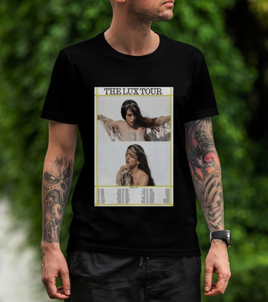 THE LUX TOUR Rosalía 2026 List T-Shirt
