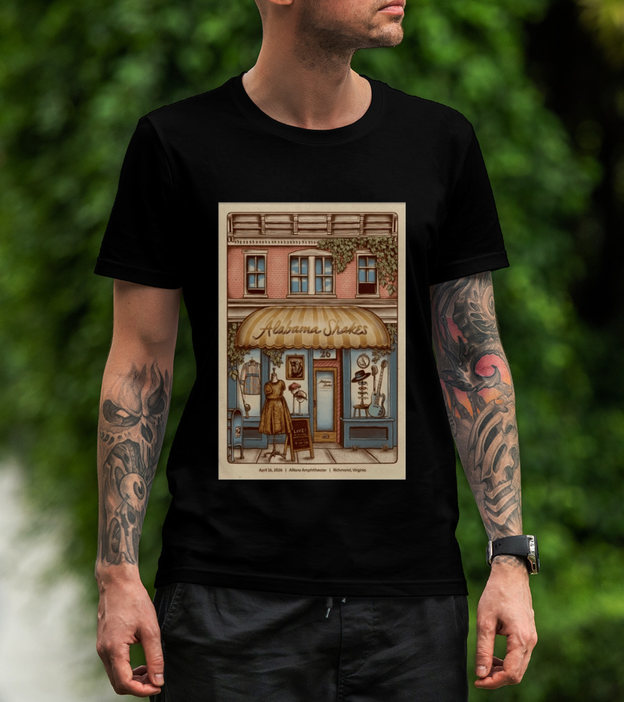 Alabama Shakes Live April 16 2026 Allianz Amphitheater Richmond Virginia T-Shirt