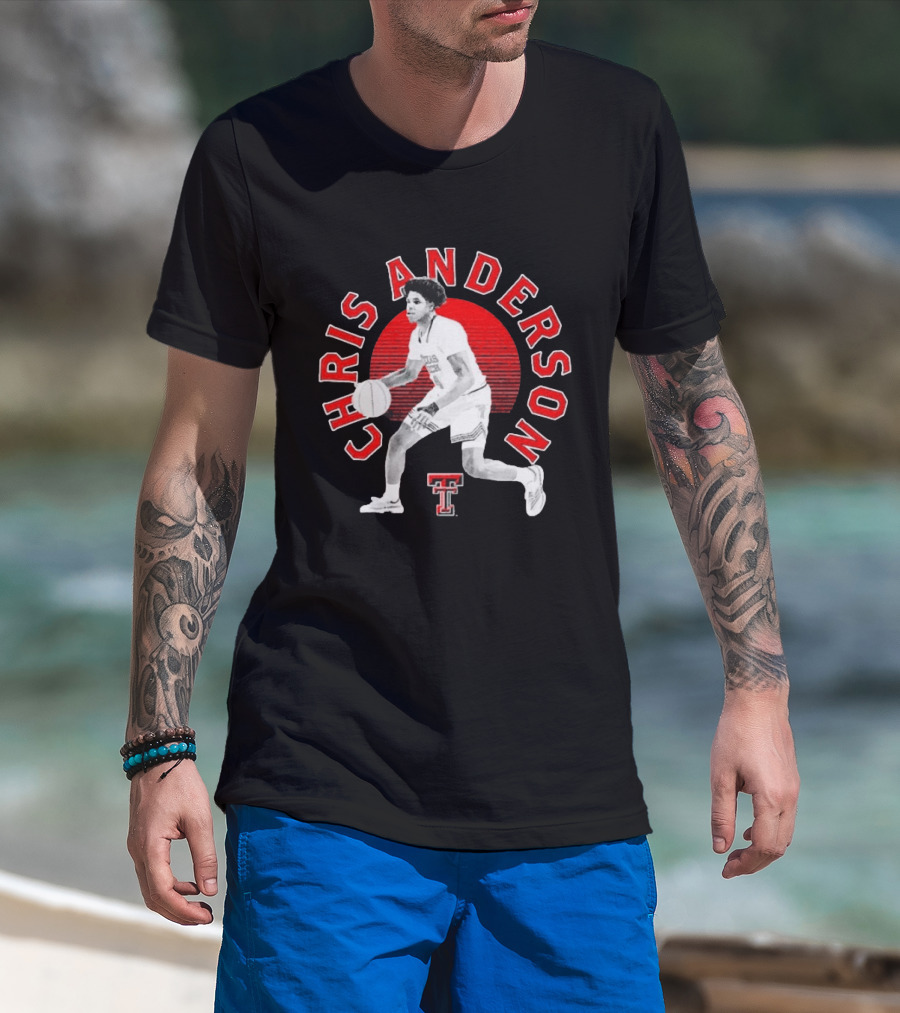 Chris Anderson Texas Tech Red Raiders Basketball Player T-Shirt