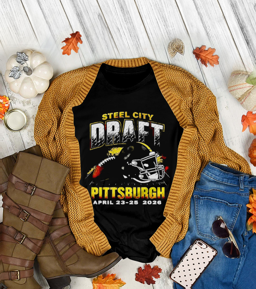Steel City Draft Pittsburgh April 23 26 2026 Helmet T-Shirt