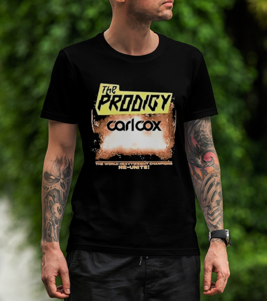 The Prodigy Carl Cox UK Ireland 2026 Tour Re United T-Shirt