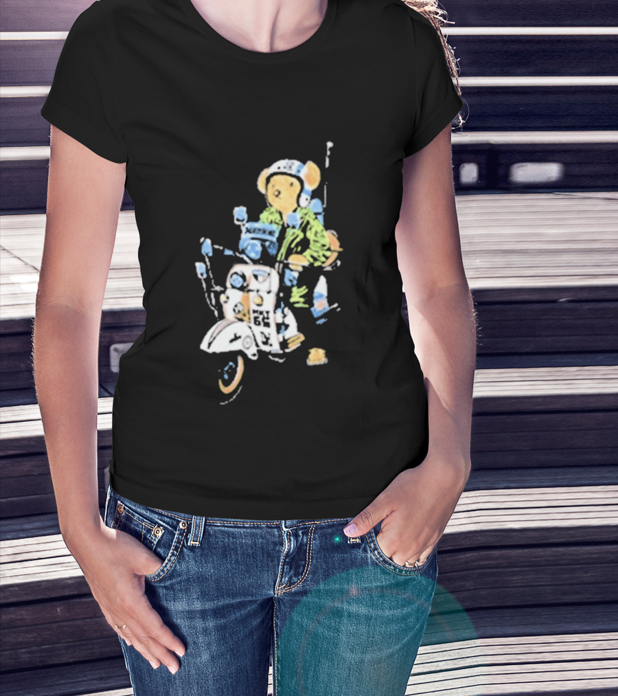 The Who X Market Studios Mod Bear Scooter T-Shirt