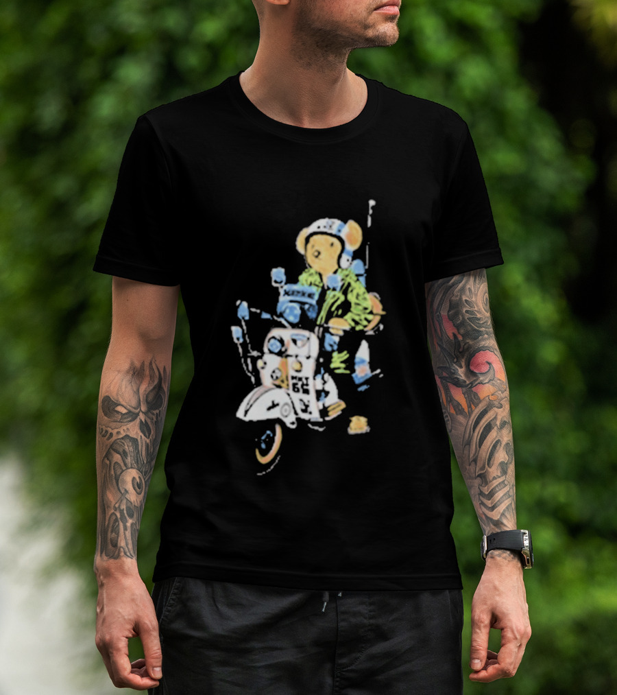 The Who X Market Studios Mod Bear Scooter T-Shirt