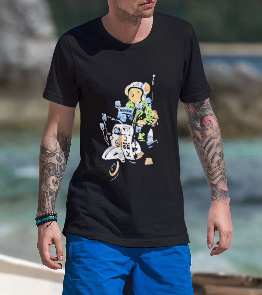 The Who X Market Studios Mod Bear Scooter T-Shirt