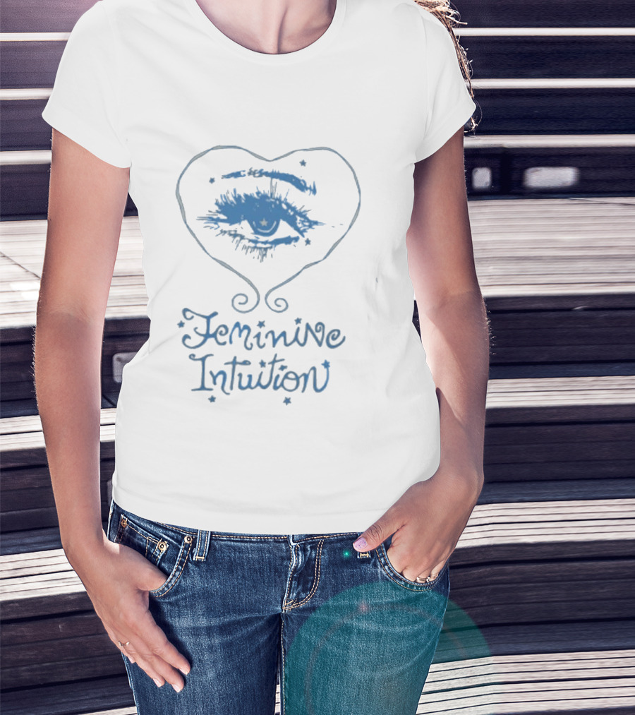 Olivia Rodrigo Feminine Intuition Eye Heart Star T-Shirt