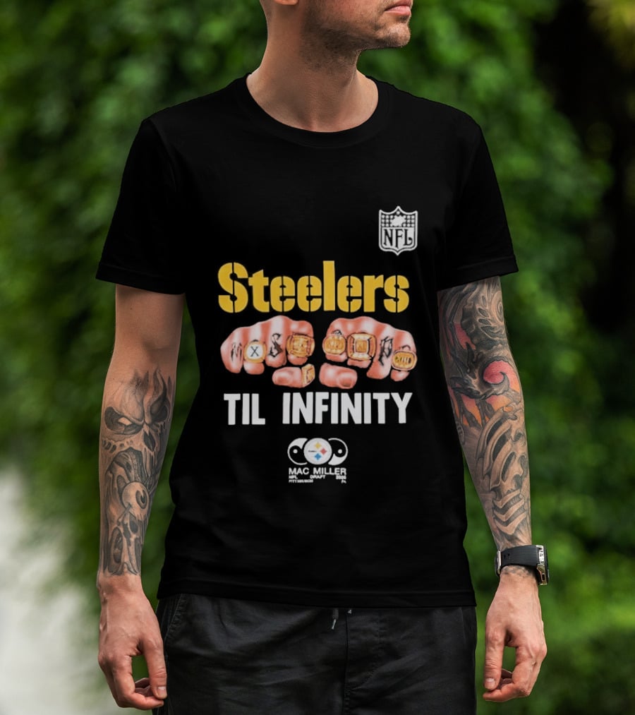 Steelers Til Infinity Mac Miller NFL T-Shirt