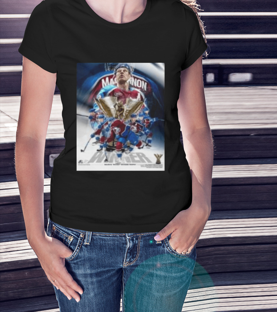 Nathan Mackinnon Winner 2026 Rocket Richard Trophy Colorado Hockey Team T-Shirt