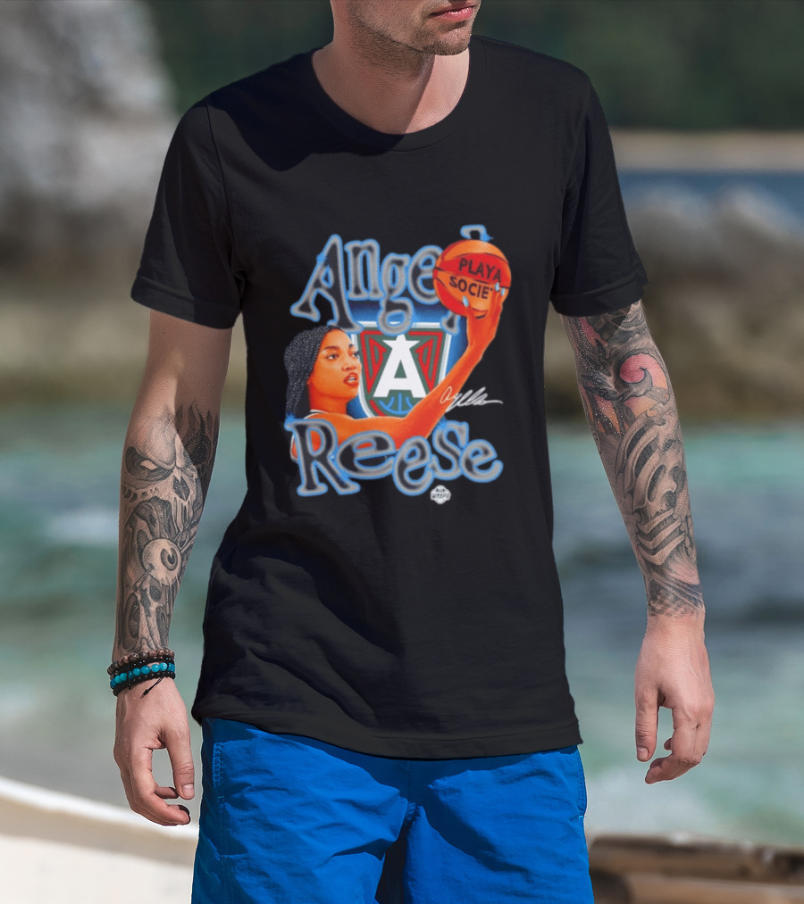 Angel Reese Atlanta Dream Playasocié WNBA T-Shirt