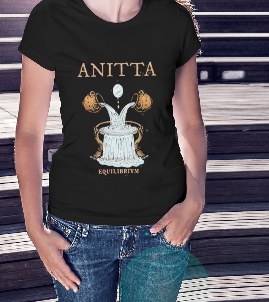 Anitta Equilibrivm Water Dual Amphora Pouring Balance T-Shirt