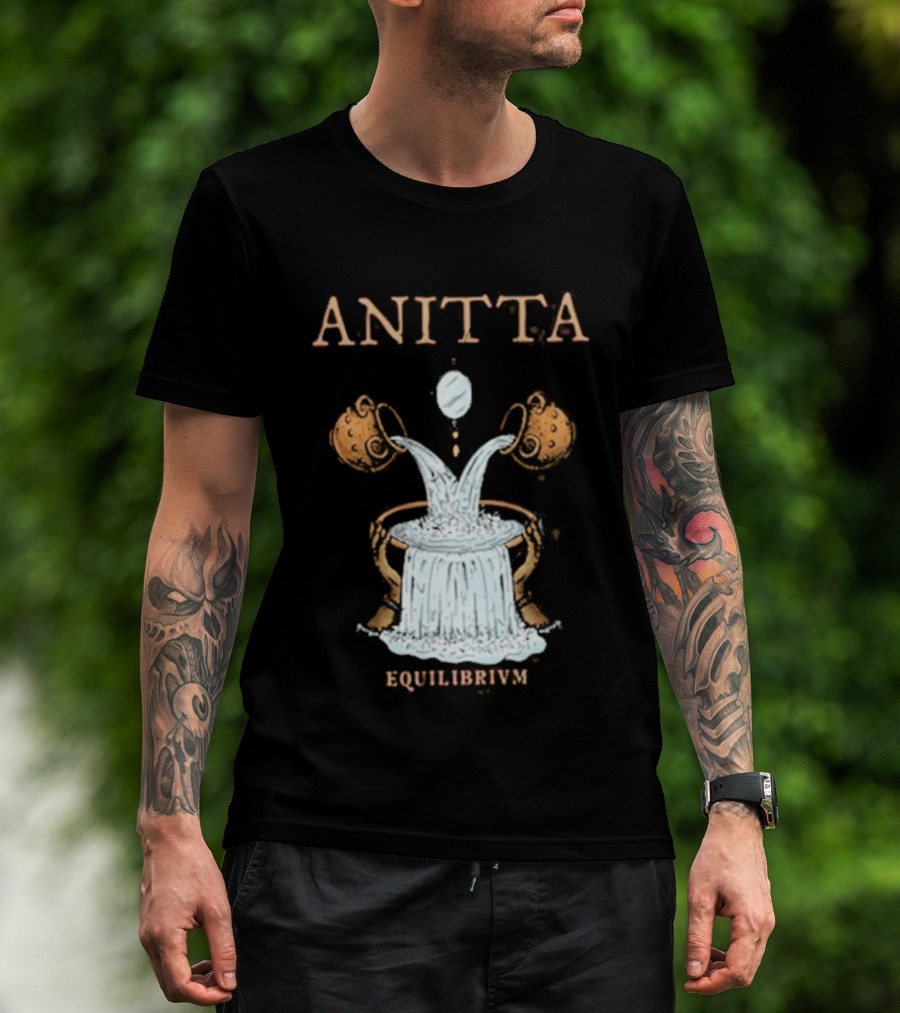 Anitta Equilibrivm Water Dual Amphora Pouring Balance T-Shirt