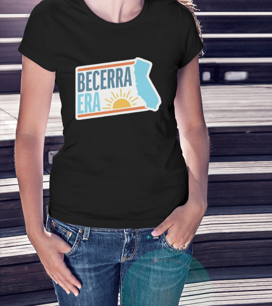 Becerra Era California Celebration Sunburst T-Shirt
