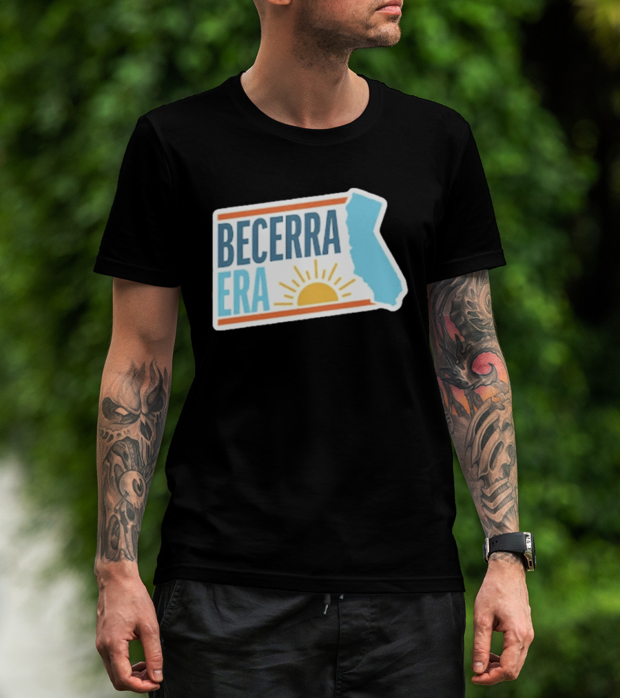 Becerra Era California Celebration Sunburst T-Shirt