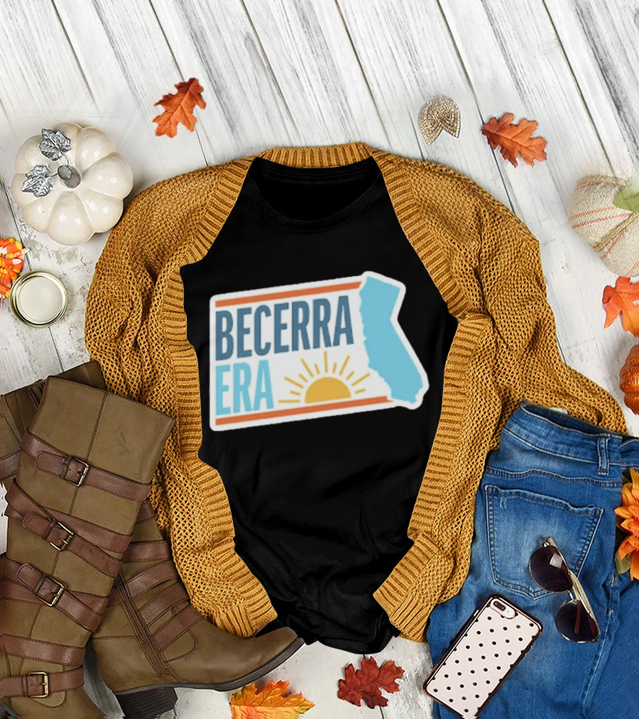 Becerra Era California Celebration Sunburst T-Shirt