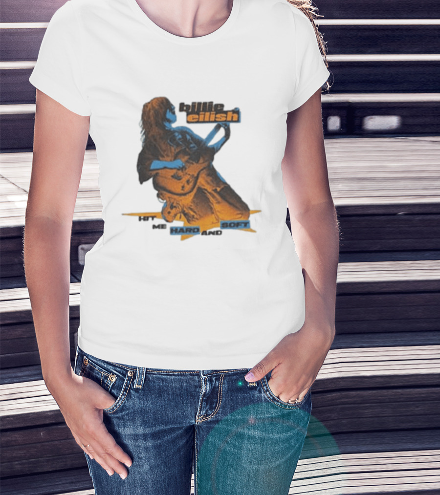 Billie Eilish Hit Me Hard And Soft Guitar T-Shirt
