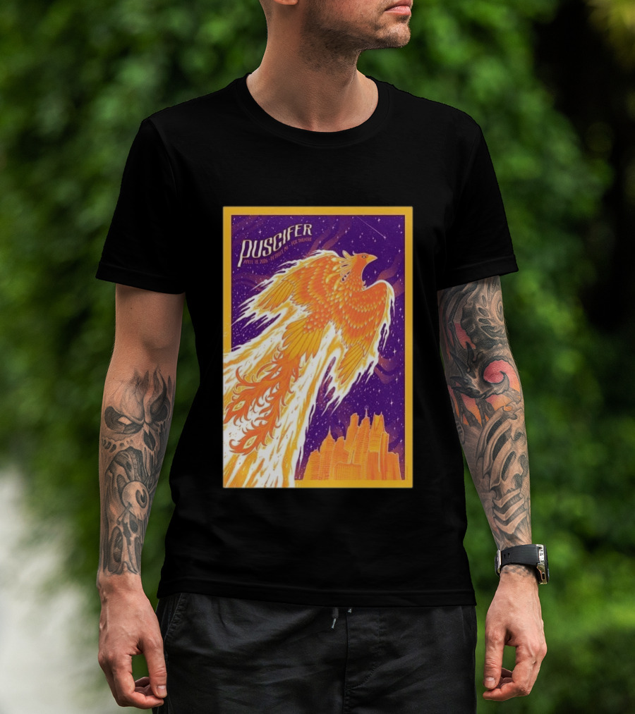 Puscifer Phoenix Rising Apr 18 2026 At Fox Theatre Detroit T-Shirt