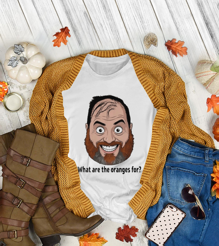 Camelcast What Are The Oranges For Meme Face T-Shirt