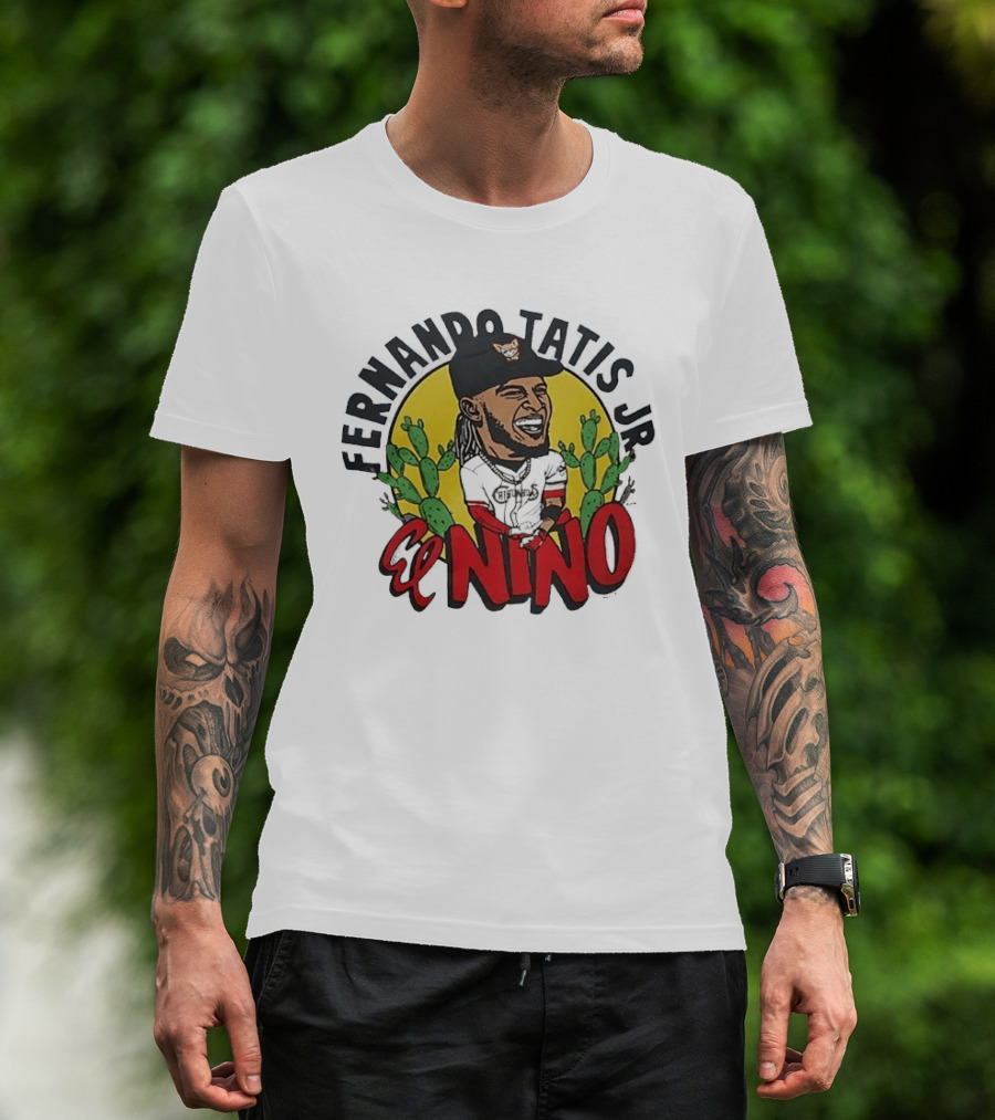 Fernando Tatis Jr El Niño Chihuahuas Cactus MLB Baseball T-Shirt