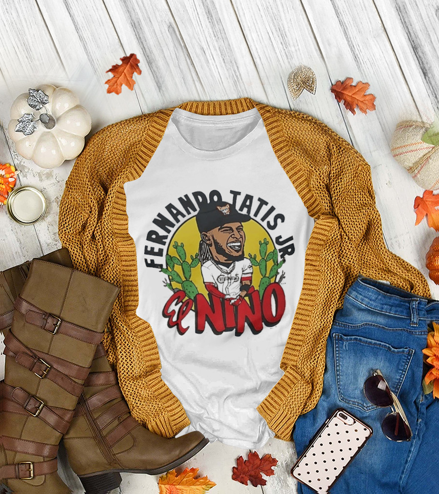 Fernando Tatis Jr El Niño Chihuahuas Cactus MLB Baseball T-Shirt