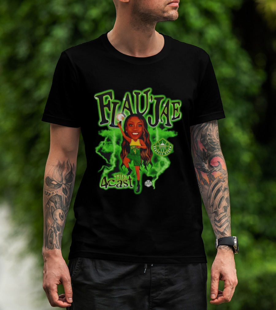 Flau'jae Johnson Seattle Storm The 4cast WNBA T-Shirt