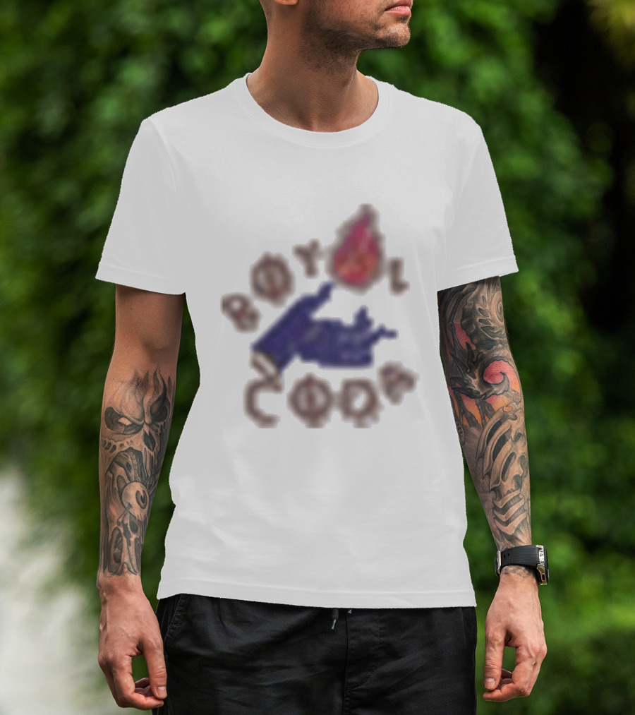 Boys Of Color Indigo Flame And Hand T-Shirt