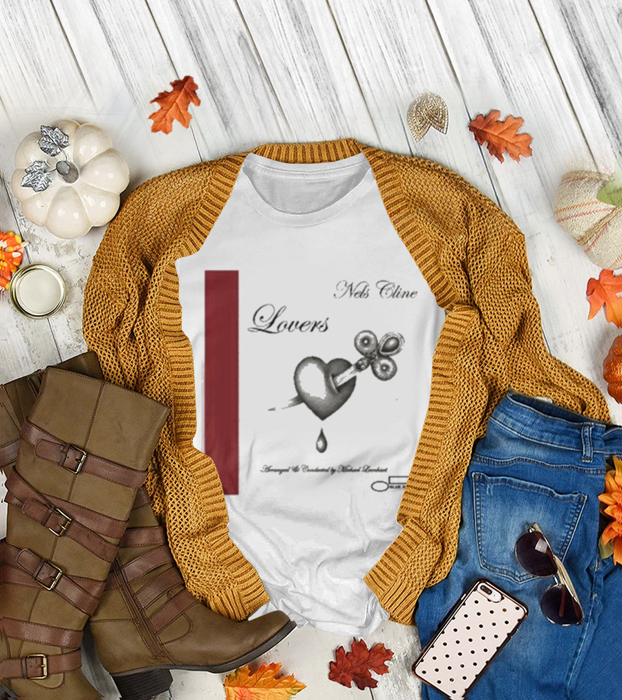 Lovers Nels Cline Wilco Heart Design by Drozd and Toczek T-Shirt