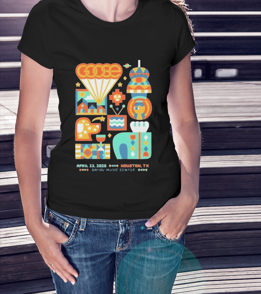 Goose April 23 2026 Houston TX 713 Music Hall Event T-Shirt