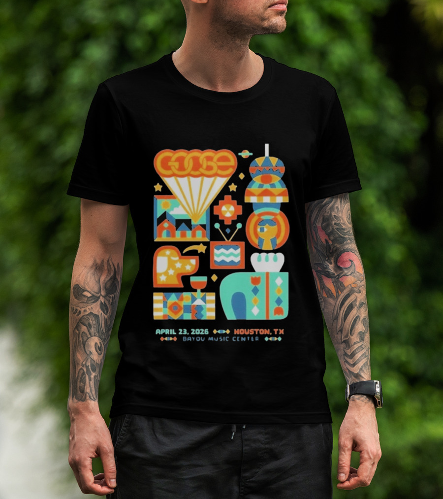 Goose April 23 2026 Houston TX 713 Music Hall Event T-Shirt