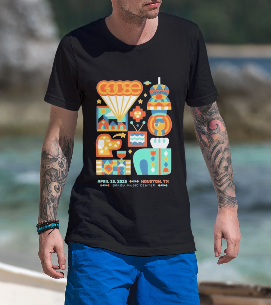 Goose April 23 2026 Houston TX 713 Music Hall Event T-Shirt