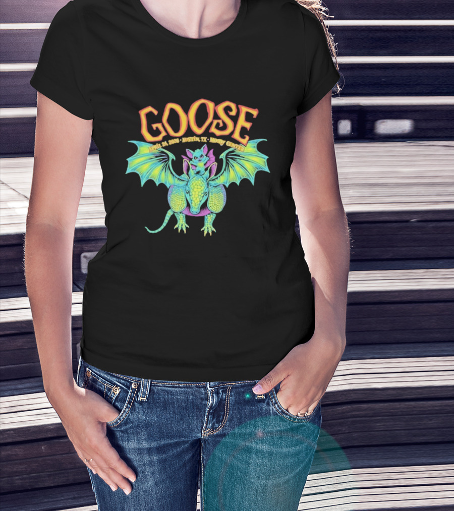 Goose Apr 24 2026 Austin TX Moody Center Dragon Event T-Shirt