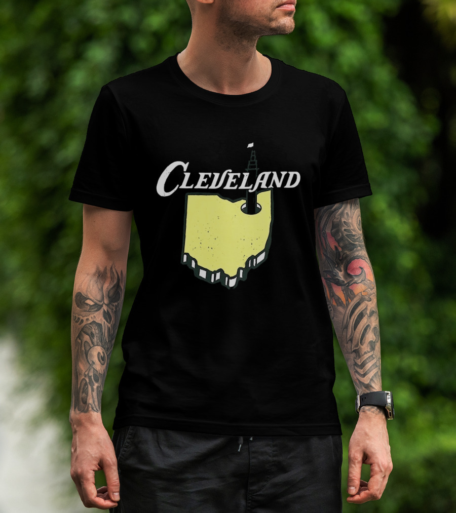 Cleveland Golf 2026 Ohio Map Tower T-Shirt